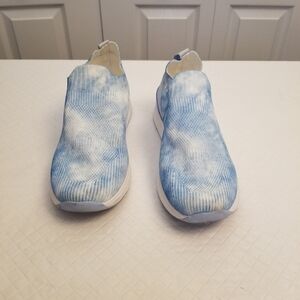 Isaac Mizrahi Live! Women's Size 8 Tie Dye Sneaker Fabric Blue Shoes